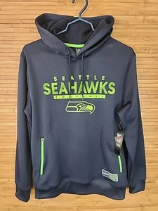 NEW NFL Team Apparel Blue Seattle Seahawks Pullover Graphic Hoodie Adult Size S - Picture 1 of 6