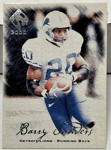 Fútbol americano Detroit Lions #34 Barry Sanders 2000 stock privado al por menor envío gratuito - Imagen 1 de 2