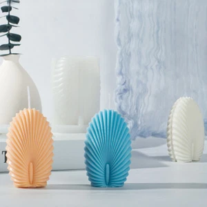 Stampi per candele 3D geometria stampi per fare sapone in silicone stampi artigianato stampi cera di soia - Foto 1 di 12