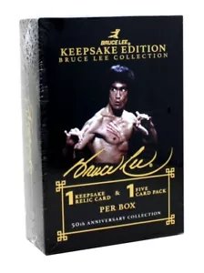 2024 KEEPSAKE BRUCE LEE 50th ANNIVERSARY COLLECTION BOX BLOWOUT CARDS - Picture 1 of 2