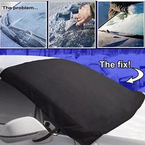 Car Windshield Cover for Ice and Snow, Waterproof Frost Protector heavy duty - Picture 1 of 8