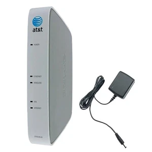 2Wire 2701HG-B AT&T 54 Mbps 4-Port 10/100 Wireless-G Router w/Adapter - Picture 1 of 6