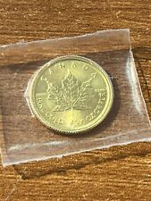 1/10 oz Gold Maple Leaf Coins .9999 , sealed 2019
