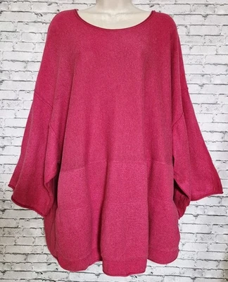 Свитер женский Pure Jill из кашемировой смеси размер XL с большими карманами для кенгуру  - Изображение 1 из 4