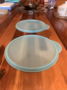 Tupperware  Faltbar Schüssel Deckel Max ,Ersatz , Deckel Blau Ø19cmx1cm.H - Bild 1 von 14