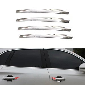 Fit For Lincoln MKC 2015~2019 4PCS Chrome Stainless Side Door Handles Cover Trim - Picture 1 of 4