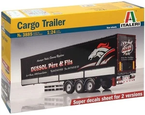 ITALERI - Dussol Père Et Fils 3-axle tarpaulin trailer model to assemble and ... - Picture 1 of 6