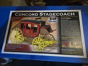 MODEL TRAILWAYS CONCORD POSTKUTSCHE MASSSTAB 1:12 Holzmodellbausatz zum bauen - Bild 1 von 1
