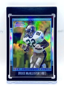 Bowman Chrome Deuce McAllister Gold Refractor 2001/99 #167 SP Rookie RC Saints - Imagen 1 de 2