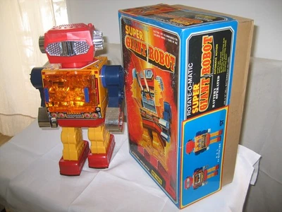 Rare robot HORIKAWA SH​ super géant rotatif-O-Matic espace jouets en étain 1970' - Photo 1/4