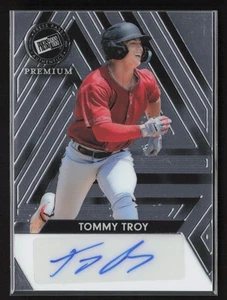 2024 Presseausweis Premium #BA-TT1 Tommy Troy Base Autogramme Brite Silver #/199 - Bild 1 von 2