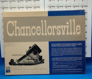 VTG Box Good Cond. Avalon Hill Chancellorsville UNPUNCHED 2nd ed. 1979 - Picture 1 of 2