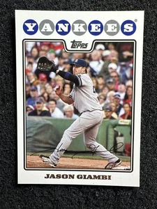 Jason Giambi #409 2008 Topps Béisbol Cantidad New York Yankees - Imagen 1 de 2