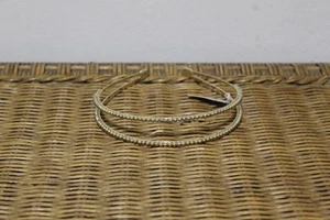 J. Crew. Double gold beaded headband. - Picture 1 of 5