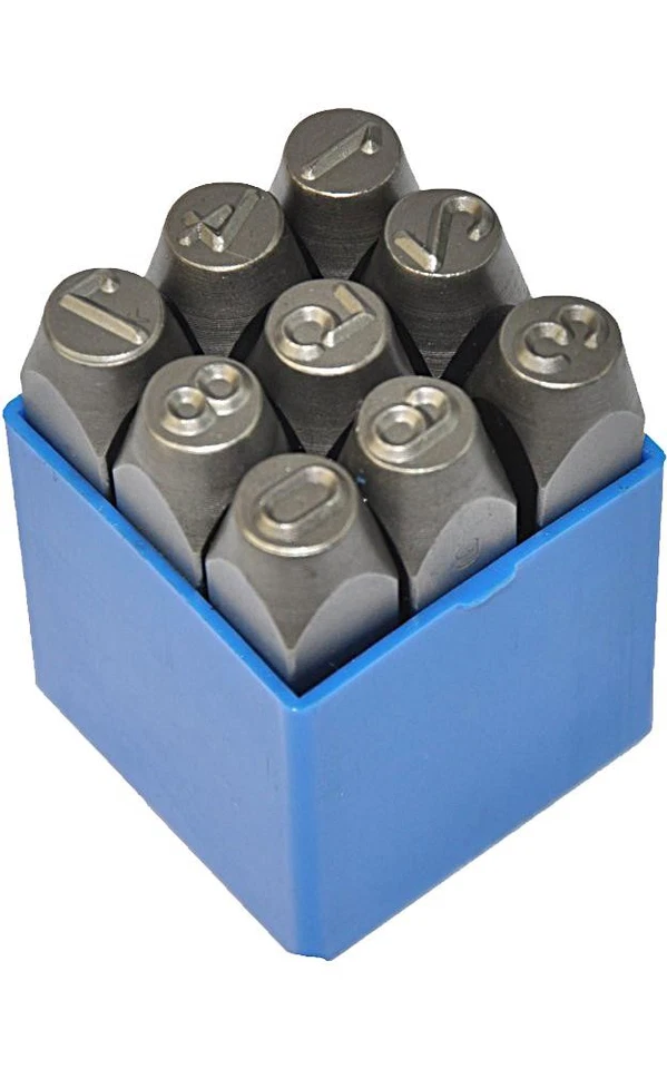 KS TOOLS Set di timbri per numeri in rilievo, 9 pezzi - Immagine 1 di 1