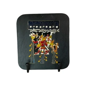 Mexico, June Etzalqualiztl 6th month God of Rain Plaque, fasted 4day bean soup - Picture 1 of 8