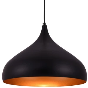 Elegant Lighting LDPD2045 Circa 17"W Pendant - Black - Picture 1 of 12