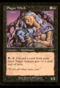 MTG - Plague Witch Nemesis #66 LP comune - Foto 1 di 2