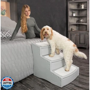 Pet Gear Easy Step III Scale per Animali Extra Larghe, 3 Gradini per Cani/Gatti fino a 200 - Foto 1 di 4