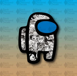 Among Us Hentai Funny JDM Sus 4" Vinyl Decal Sticker - Picture 1 of 1