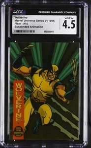 1994 Marvel Masterpieces Suspended Animation Wolverine #10 CGC 4.5 Acetate - Picture 1 of 2