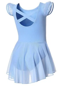 Ballet Leotards for Girls Toddler Dance Leotard Flutter Sleeve and Criss-Cros... - Picture 1 of 6