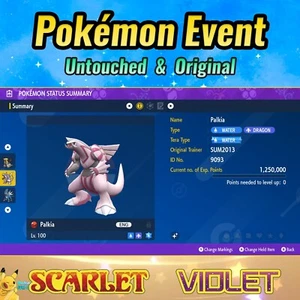 ✨Shiny Palkia 🟣Event American Summer 🟣 Pokémon Scarlet & Violet 🟣 UT - Picture 1 of 8