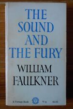 The Sound and the Fury William Faulkner Vintage V-5 paperback