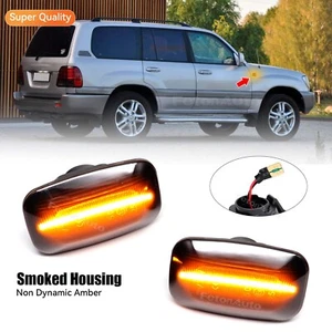 2x Luz LED de señalización lateral para Toyota Land Cruiser 70 80 90 100 Series - Imagen 1 de 10
