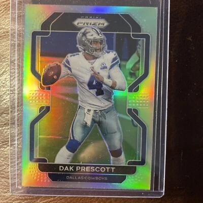 2021 Panini Prizm Dak Prescott Silver Prizm Parallel #242 Dallas Cowboys - Image 1 of 2