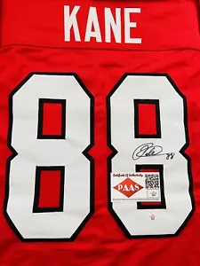 Patrick Kane Signed Chicago Blackhawks Autographed Hockey COA NHL Authenticated - Picture 1 of 3