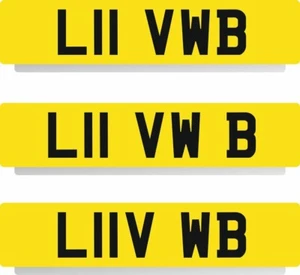 VW Volkswagen Cherished Number Plate On Retention Free P&P First Class Sign For - Picture 1 of 1