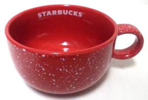 Starbucks Speckled red large mug cup 16 ounces large mouth micro dish safe - Picture 1 of 19