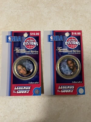 Medallón Richard Hamilton y Tayshaun�� Prince Detroit Pistons - Numerado #3000 Foto 1 de 4