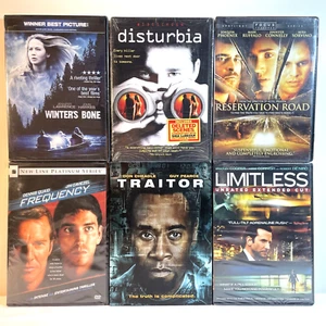 6 THRILLER MOVIES (DVD Lot) Action Crime Drama Mystery NEW - Picture 1 of 14