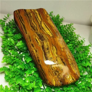 3.47Kg NATURAL PRETTY "tiger eyes" Crystal SPECIMEN HEALING O444 - Picture 1 of 12