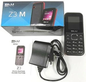 BLU Z3 / Z090 - Black and Red ( Unlocked ) International Dual SIM Cell Phone - Picture 1 of 3