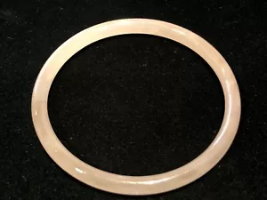 Cute Natural Pink Rose Crystal Quartz Bangle Bracelet - Picture 1 of 7