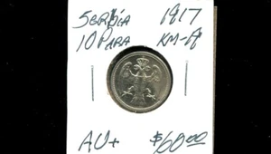 SERBIA 10 Para KM-19, 1917 en tono claro estado como nuevo, escaso - Imagen 1 de 2