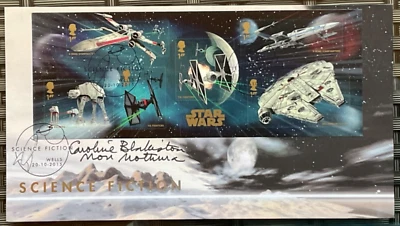 Return of the Jedi Mon Mothma CAROLINE BLAKISTON Signed 20.10.2015 Star Wars FDC - Image 1 of 4