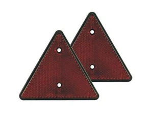 HP Dreieck Rückstrahler rot 2 Stück 10231 reflektor dreieckrückstrahler Anhänger - Bild 1 von 1
