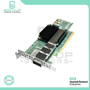Adaptateur réseau P23665-B21 HPE Infiniband 1 port 100 Gbit/s PCI-e QSFP56 P24754-001 - Photo 1/3
