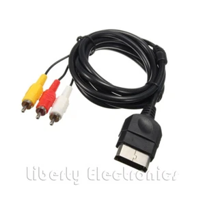 New AV Composite Cord Cable for Microsoft Xbox TV Audio Video - Picture 1 of 3