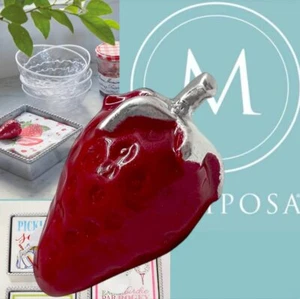 Servilleta de fresa roja Mariposa peso - Imagen 1 de 12