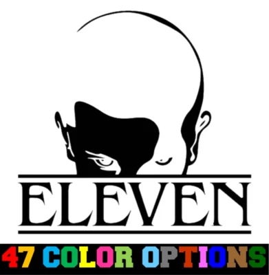 Vinyl Decal Truck Car Sticker Laptop - Television TV Stranger Things Eleven - Image 1 of 2