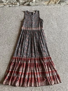Ulla Johnson Long Silk Floral Dress Size 8 - Picture 1 of 10