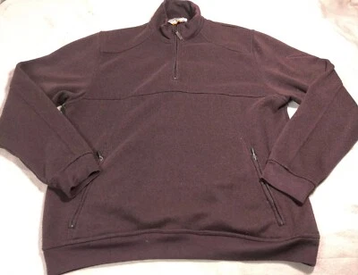 Callaway Sweater Mens Extra Large Red Fleece Quarter Zip Up Pullover Golf Casual - Image 1 of 4