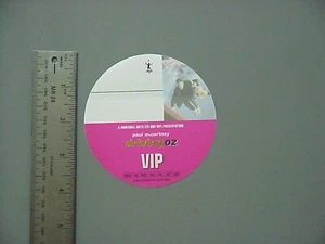 Paul McCartney backstage pass Satin cloth circle Driving Oz VIP ! - Picture 1 of 1
