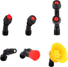 Aimela Sprayer Nozzle Tips,6 Piece Multifunctional Spray Combination,Adjustable