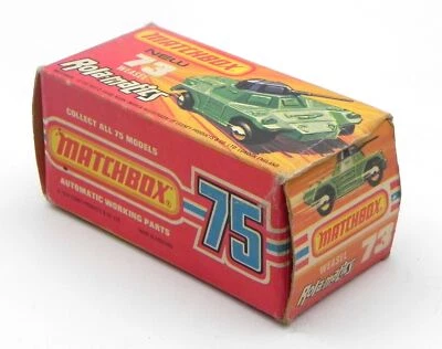 Matchbox Superfast 1970s MB 73 weasel military truck Lesney rola matics - Immagine 1 di 4